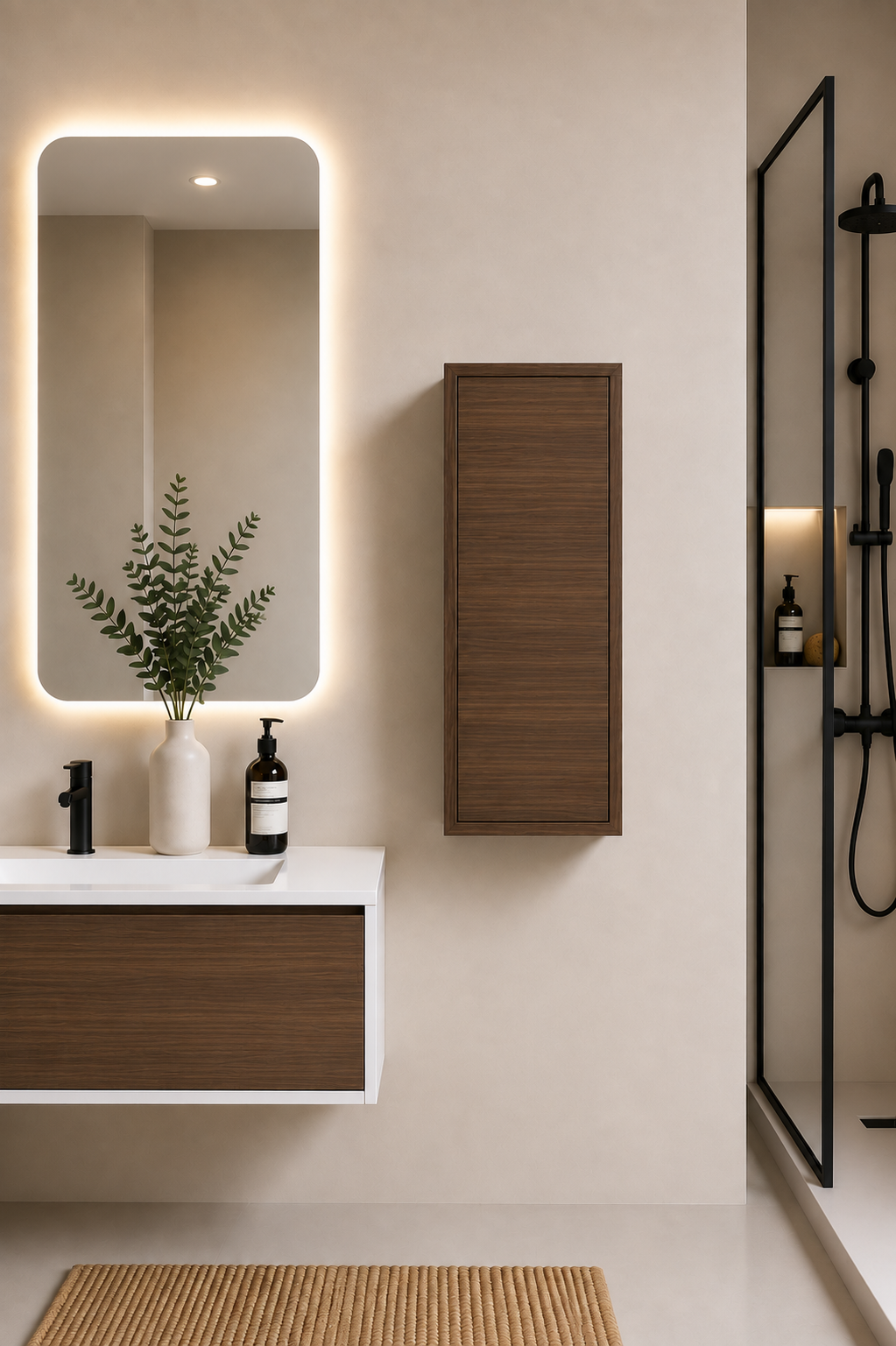 Columna de baño FLORENCIA una puerta 70 cm