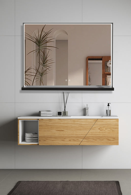 Espejo de baño LED DANUBIO con Bluetooth y antivaho