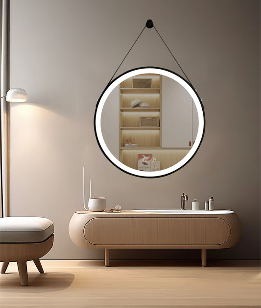 Espejo de baño LED OLYMPUS Black BiLED con antivaho