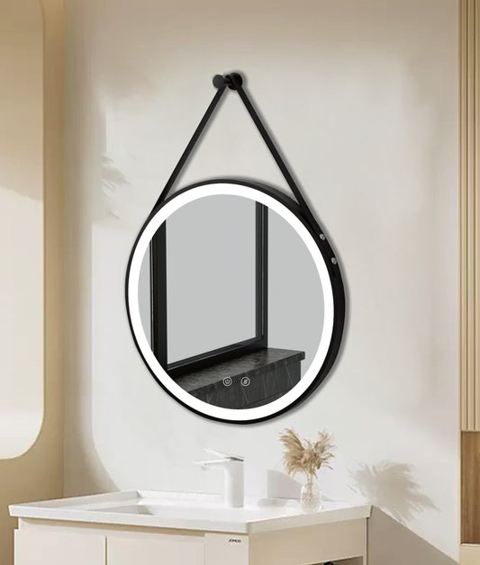 Espejo de baño LED OLYMPUS Black BiLED con antivaho