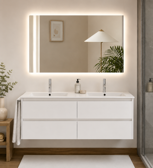 Mueble de baño IBIZA QUATTRO con lavabo y 4 cajones