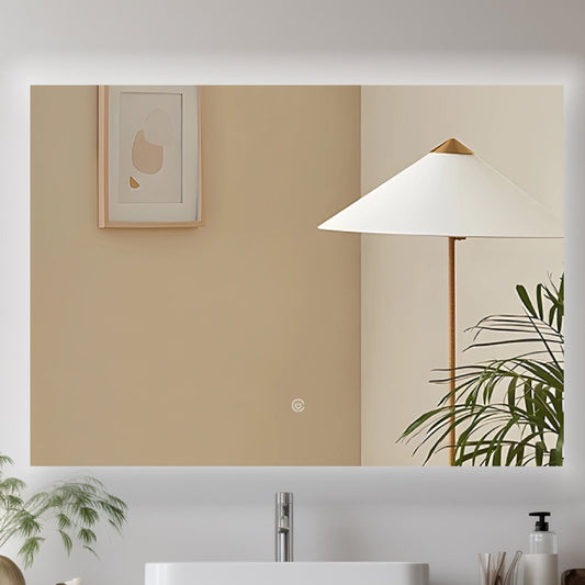 Espejo de baño LED DELTA con antivaho