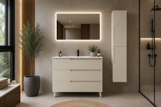 Mueble de baño ELBA lacado mate con lavabo