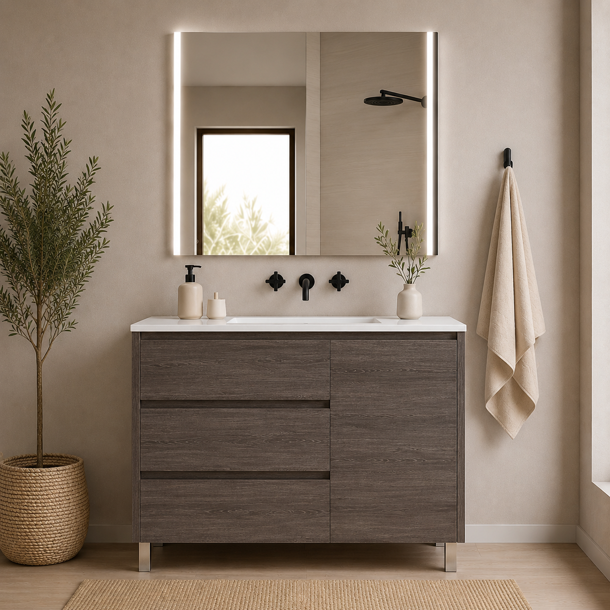 "OFERTA" Pack VOLUM + Espejo LED Megan