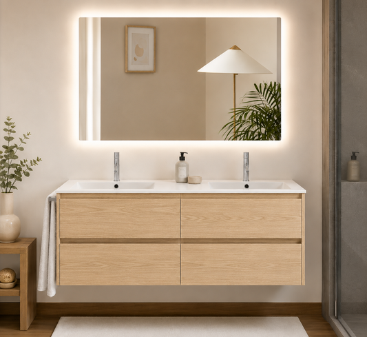 Mueble de baño IBIZA QUATTRO con lavabo y 4 cajones